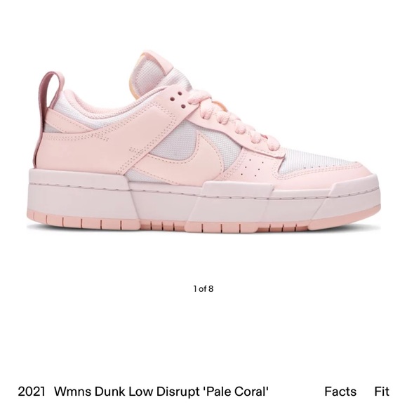 Nike Dunk Low Disrupt Pale Coral - Picture 1 of 5